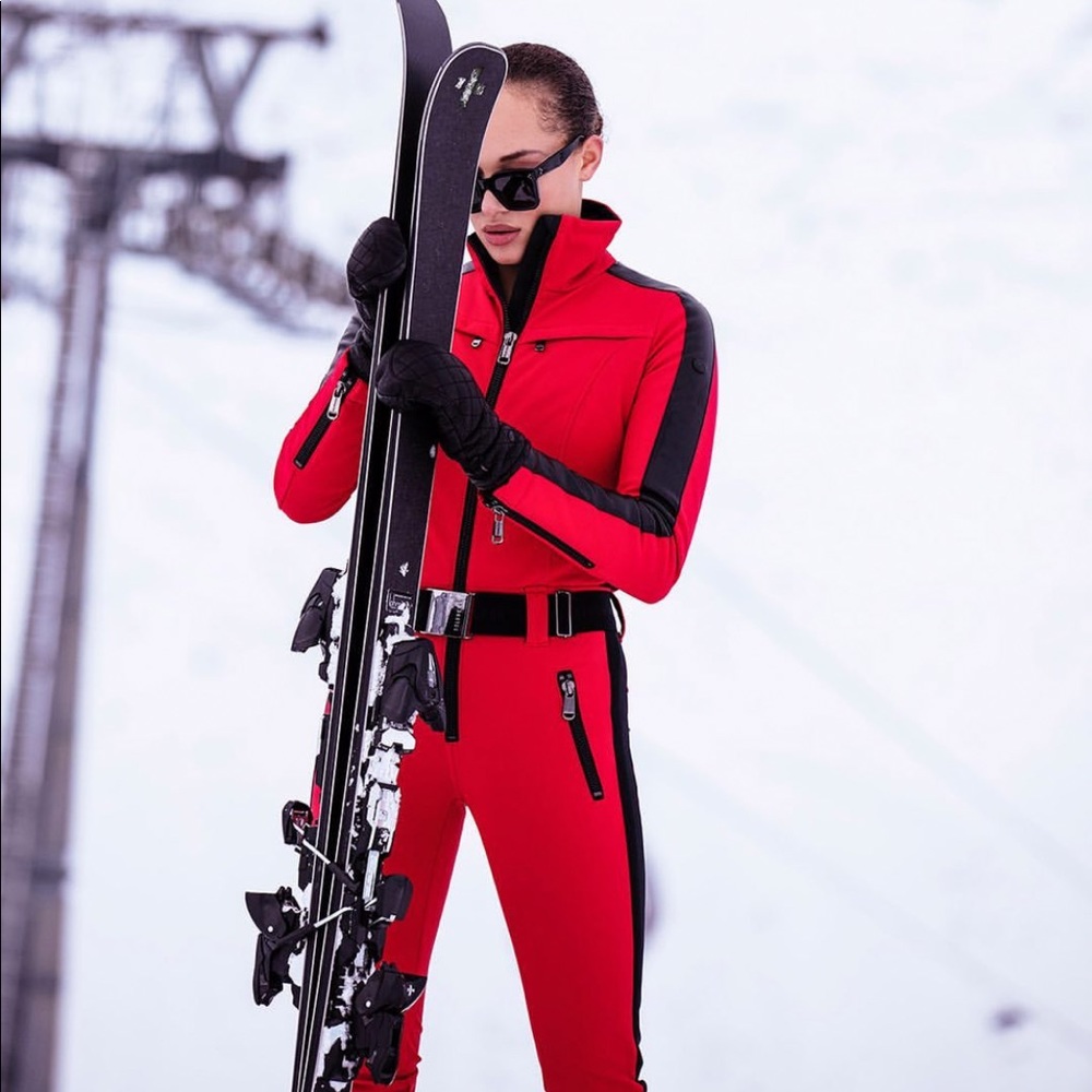 Goldbergh phoenix poppy red ski suit